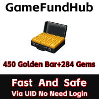 Play Together - 450 Golden Bar+284 Gems（Via UID No Need Login/No need Password）Fast And Safe