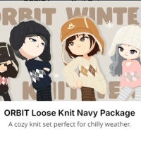 ORBIT Loose Knit Navy Package（Via UID No Need Login/No need Password）
