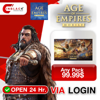 Age of Empires Mobile (GL) - Any Pack 99.99$ Top up Via Login By Inblack Open 24 hr.