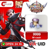 Mobile Legends: Adventure - 9999  M-cash Top up UID by Inblackm open 24 hr.
