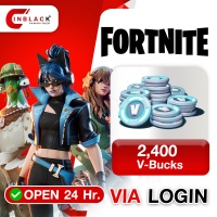 Fortnite (GL) - 2400 V - Bucks Top up Via LOGIN By Inblackm Open 24 hr.