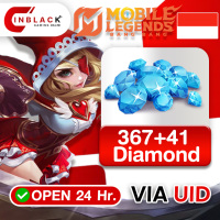 Mobile Legends: Bang Bang (Indonesia) - 408 (367+41) Diamonds Top up UID By Inblackm Open 24 hr.