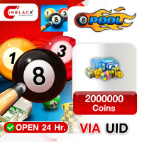 8 Ball Pool (GL) - 2000000 Coins 69.99$ Top up UID By Inblackm Open 24 hr.
