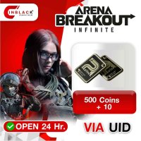 Arena Breakout: Infinite (GL) - 500 Coins + 10 4.99$ Top up UID By Inblack Open 24 hr.