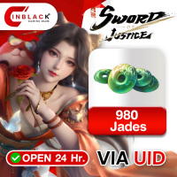Sword of Justice (SEA) - 980 Jades + Bonus 15.49$ Top up UID By Inblackm Open 24 hr.
