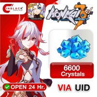 Honkai Impact 3 ASIA - 6600 Crystal  via UID by Inblackm open 24 hr.