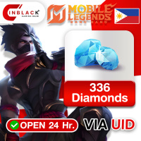 Mobile Legends: Bang Bang (Philippines) - 336 Diamonds Top up UID By inblack Open 24 hr.
