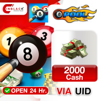 8 Ball Pool (GL) - 2000 Cash 69.99$ Top up UID By Inblackm Open 24 hr.
