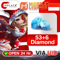Mobile Legends: Bang Bang (Indonesia) - 59 (53+6) Diamonds Top up UID By Inblackm Open 24 hr.