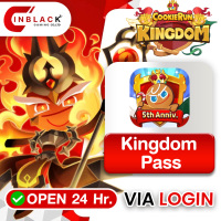 Cookie Run: Kingdom - Kingdom Pass 4.99$ Top up via LOGIN By Inblack Open 24 hr.