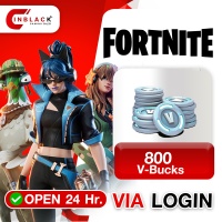 Fortnite (GL) - 800 V - Bucks Top up Via LOGIN By Inblackm Open 24 hr.