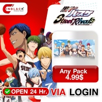 Kuroko's Basketball: SR - Any Pack 4.99$ Top up Via LOGIN BY INBLACKM open 24 hr.