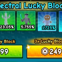 Escape Tsunami For Brainrots - Spectral Lucky Blocks [99R]