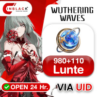 Wuthering Waves - 980+110 Lunite  ( 14.99 USD )Top up UID by Inblackm open 24 hr.