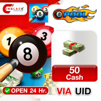 8 Ball Pool (GL) - 50 Cash 3.99$ Top up UID By Inblackm Open 24 hr.