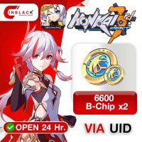 Honkai Impact 3 ASIA - (6600 B-Chip) x 2 via UID by Inblackm open 24 hr.