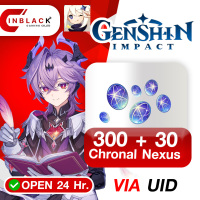Genshin Impact (TH) - 300 + 30 Chronal Nexus Top up UID By Inblackm Open 24 hr.