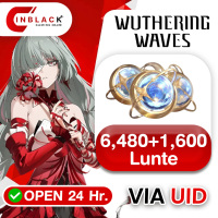 Wuthering Waves - 6480+1600 Lunite ( 99.99 USD ) Top up UID  by Inblackm open 24 hr.