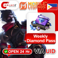 Mobile Legends: Bang Bang (Philippines) - Weekly Diamond Pass Top up UID By inblack Open 24 hr.