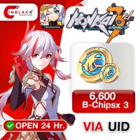 Honkai Impact 3 ASIA - (6600 B-Chip) x 3 via UID by Inblackm open 24 hr.