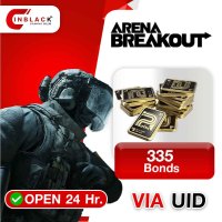 Arena Breakout (GL)- 335 Bonds (4.99$)Top up UID by Inblackm open 24 hr.