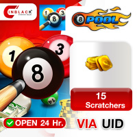 8 Ball Pool (GL) - 15 Scratchers 4.99$ Top up UID By Inblackm Open 24 hr.