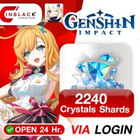 Genshin Impact (GL) - 2240 Genesis Crystal Top up  Via Login by Inblackm open 24 hr.