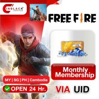 Free Fire (MY | SG | PH | Cambodia) - Monthly Membership Top up UID By Inblackm Open 24 hr.
