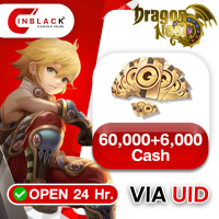 Dragon Nest M: Classic (SEA) - 60000 + 6000 Cash Pack Top up UID By Inblack Open 24 hr.