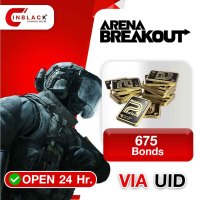 Arena Breakout (GL) - 675 Bonds (9.99$)Top up UID by Inblackm open 24 hr.