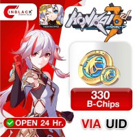 Honkai Impact 3 ASIA - 330 B-Chips via UID by Inblackm open 24 hr.