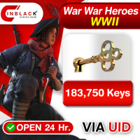 War War Heroes (VVVVH WW II) - 183750 Key Top up UID By Inblackm Open 24 hr.
