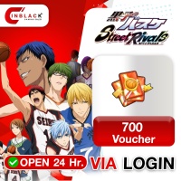 Kuroko's Basketball: SR - 700 Voucher 9.99$ Top up Via LOGIN BY INBLACKM open 24 hr.