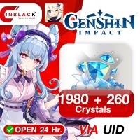 Genshin Impact (TH) - 1980 + 260 Crystal Top up UID By Inblackm Open 24 hr.