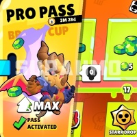 Brawl Stars - Pro Pass Brawl Cup (LOGIN METHOD) **Need Email & Verification Code to login**