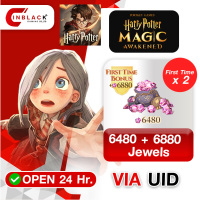 Harry Potter (Global) - 6480  + 6880 Jewels( First Time x 2 ) via UID by Inblackm open 24 hr.