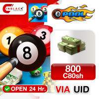 8 Ball Pool (GL) - 800 Cash 34.99$ Top up UID By Inblackm Open 24 hr.