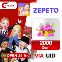 Zepeto (GL) - 2000 Zem (1000 x 2 Zem) Top up UID By Inblackm Open 24 hr.
