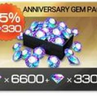 Racing Master SEA Top Up Anniversary Gem Pack (6600+3300), only need User ID