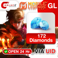 Mobile Legends: Bang Bang (GL) - 172 Diamonds  via UID by Inblackm open 24 hr.