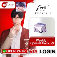 Love and Deepspace -   Weekly Special Pack x3  (2.99$) Top up via LOGIN By Inblack Open 24 hr.