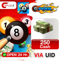 8 Ball Pool (GL) - 250 Cash 12.99$ Top up UID By Inblackm Open 24 hr.