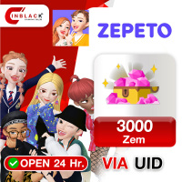 Zepeto (GL) - 3000 Zem (1000 x 3 Zem) Top up UID By Inblackm Open 24 hr.
