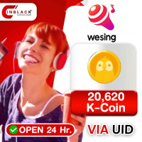 [ Promotion ] WeSing Top up 20,620  K-Coin(5155 x 4) UID by Inblackm open 24 hr.
