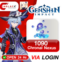Genshin Impact - 1090 Chronal Nexus Top up Via Login By Inblackm Open 24 hr.