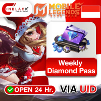 Mobile Legends: Bang Bang (Indonesia) - Weekly Diamond Pass Top up UID By Inblackm Open 24 hr.