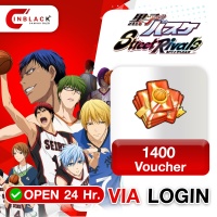 Kuroko's Basketball: SR - 1400 Voucher 19.99$ Top up Via LOGIN BY INBLACKM open 24 hr.