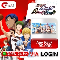Kuroko's Basketball: SR - Any Pack 99.99$ Top up Via LOGIN BY INBLACKM open 24 hr.