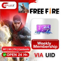 Free Fire (MY | SG | PH | Cambodia) - Weekly Membership Top up UID By Inblackm Open 24 hr.