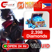 Mobile Legends: Bang Bang (Philippines) - 2398 Diamonds Top up UID By inblack Open 24 hr.